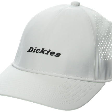 Dickies Mens Low Pro Athletic Trucker Hat, White, 