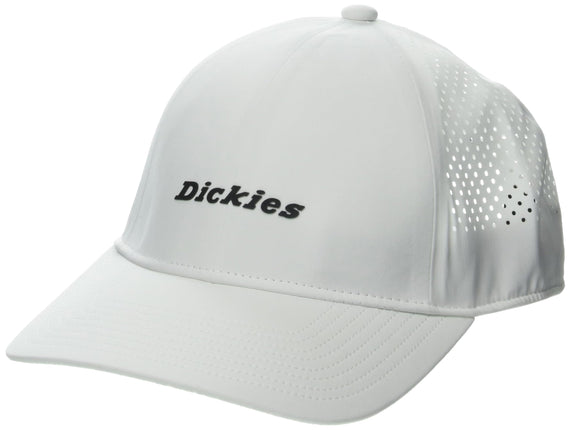 Dickies Mens Low Pro Athletic Trucker Hat, White, 