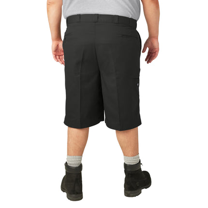 Pantalón corto de trabajo Dickies de 13 pulgadas, holgado, multibolsillos, para hombre, negro, 42