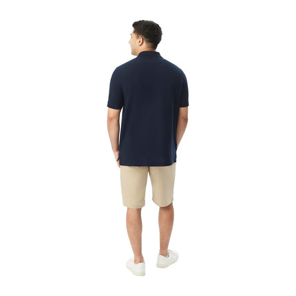 French Toast Young Men's Pique Polo Shirt with Short Sleeves, Navy, Small
