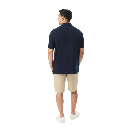French Toast Husky Boys Short Sleeve Pique Polo, Navy, Large/14/16/ Husky