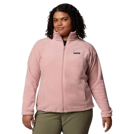 Columbia Benton Springs Women's Fleece Jacket, Pink (Eraser Pink), 2XL