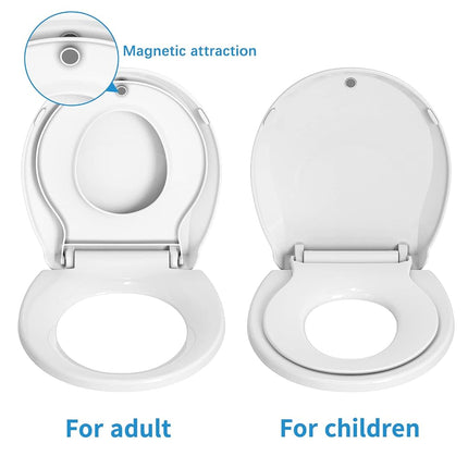 Toddler Toilet Seat with Built-in Potty Seat for Kids