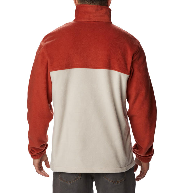 Veste polaire Columbia Steens Mountain Full Zip 2.0 pour homme, couleur Warp Red/Dark Stone, taille 1X
