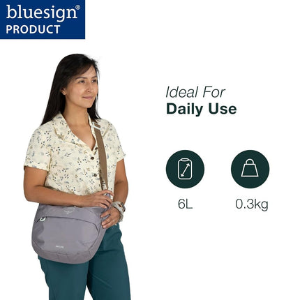 Osprey Daylite Unisex Crossbody, 6L, Cascade Blue/Latte Brown, O/S