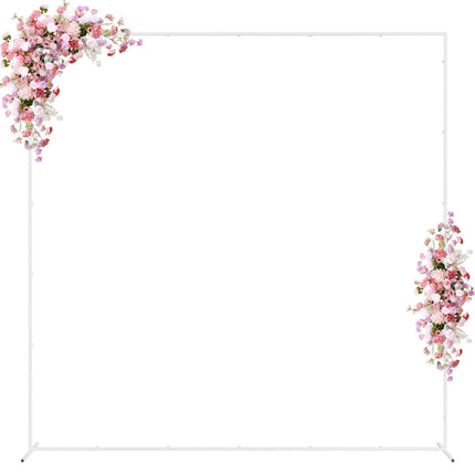 Wokceer Wedding Arch Backdrop Stand Square 7.2 x 7