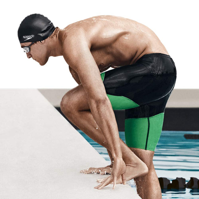 Speedo Vanquisher 2.0 Swim-Swimming Competition Racing Goggles Anti-Fog - White