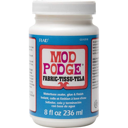 Mod Podge, Water-based Fabric Glue, Sealer and Fin
