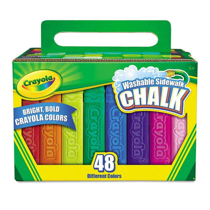 CRAYOLA Washable Sidewalk Chalk - Assorted Colours