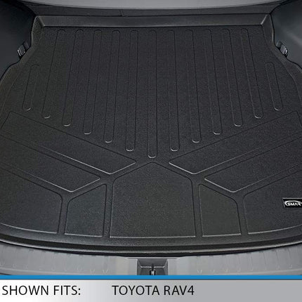 Tapis de coffre SMARTLINER toutes saisons sur mesure noir pour Toyota RAV4 2019