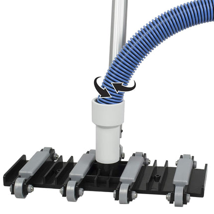 Poolmaster 33435 Heavy Duty In-Ground Pool Vacuum Hose with Swivel Cuff for In-Ground Pools, 1-1/2-Inch by 35-Feet,Neutral