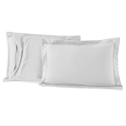 Elegant Comfort Edredón alternativo de plumón de 3 piezas con costuras en caja y fundas – Ultrasuave para todas las estaciones, inserto de edredón con pestañas en las esquinas, juego de edredón mullido y acogedor de 3 piezas, individual, blanco