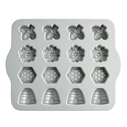 Nordic Ware Busy Bee Bitelet Pan, Toffee, 1.75 Cups