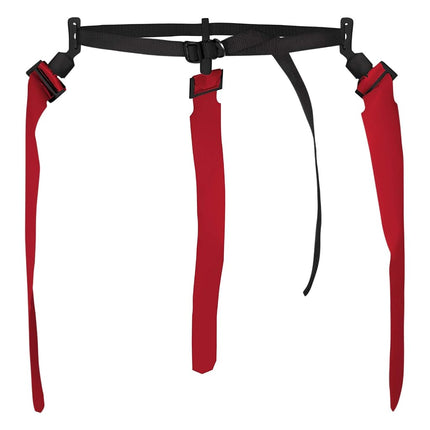 Ceinture de football américain Champro Quick-Down Pop - L'unité, écarlate (A108SC)