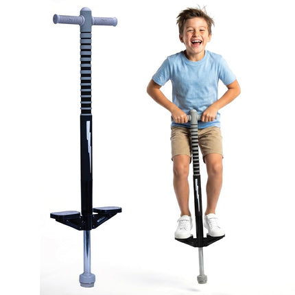 Flybar Maverick Pogo Stick for Kids Ages 5+, 40 to 80 Pounds, Perfect for Beginners, Easy Grip Handles, Anti-Slip Pegs, Outdoor Toys for Boys and Girls