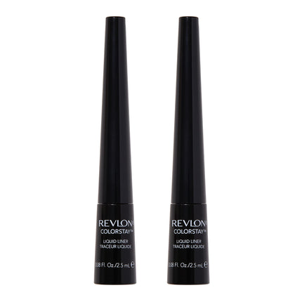 Revlon ColorStay Liquid Liner Twin Pack, Blackest 