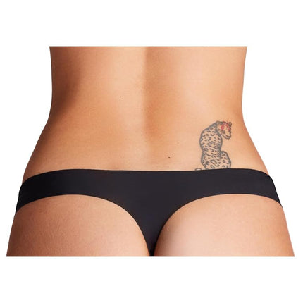 Under Armour Women's Pure Stretch Thong Underwear, 3-Pack, Black - Core, M
