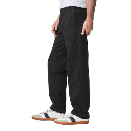 Gildan Men's Open Bottom Sweatpant with Pockets Pants, Black, X-Large