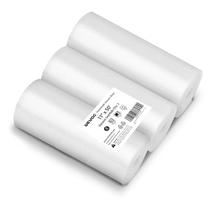 [2024 New] 11" x 50' 3 Rolls, Vacuum Sealer Rolls 