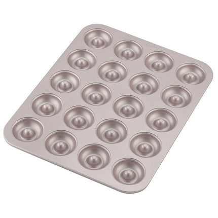 CHEFMADE Donut Mold Cake Pan, 20-Cavity Non-Stick 