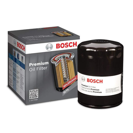 Bosch 3430 Premium FILTECH Oil Filter for Select Buick, Cadillac, Chevrolet Express 2500/3500/4500, GMC Savana, Sierra HD, Hummer + More