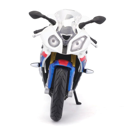 BMW S1000RR White/Red/Blue Motorcycle 1/12 by Maisto 31191 by Maisto