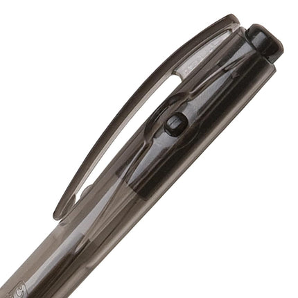 BIC Stylo bille BIC BU3 Grip, Pointe moyenne (1,0 mm), Couleurs assorties, Paquet de 18 par BIC