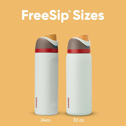 Owala FreeSip Insulated Stainless Steel Water Bottle, 710ml, Boneyard