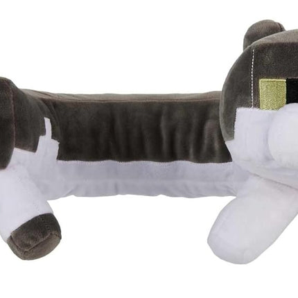 Mattel Minecraft Purring Sounds Neck Pillow, Cat Plush Toy with Sound for Travel, Comfort & Play, JGR36