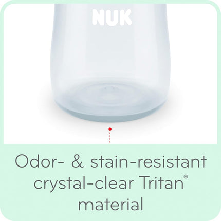 NUK Large Learner Tritan Cup, 10 oz, 8+ Months � BPA Free, Spill Proof Sippy Cup