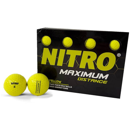 Nitro Long Distance Golf Balls (12PK) All Levels- 