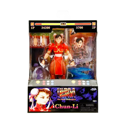 Jada Toys Street Fighter Chun Li Player2 Action Figure, 6-Inch Height