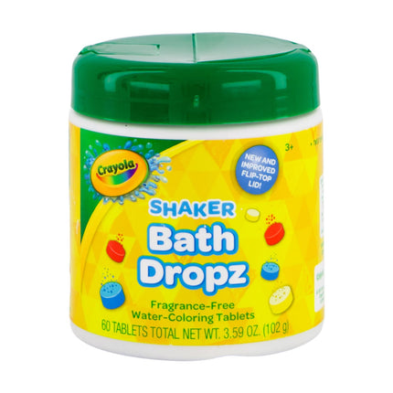 CRAYOLA Bathtub Markers Color Bath Drops 60 tablets