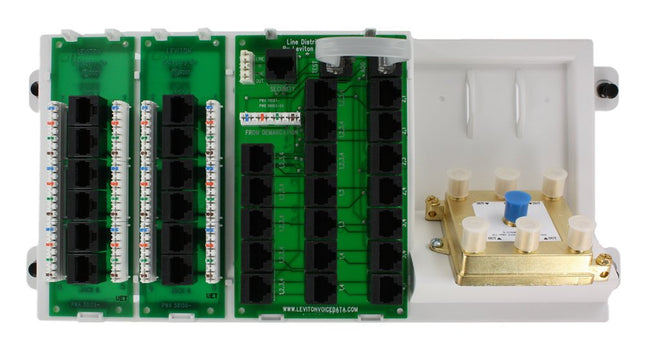 Leviton Structured Media Distribution Panel with 1