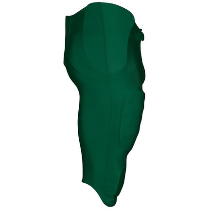 Pantalon de football américain CHAMPRO Bootleg 2 intégré pour garçons avec protections intégrées - Vert Forêt