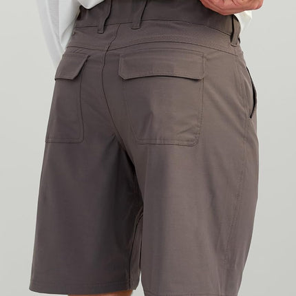 HUK Men's Next Level 10.5", Quick-Drying Fishing Shorts Casual, Iron, Large