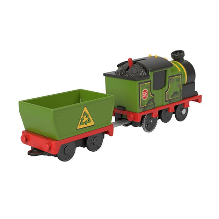 Fisher-Price Thomas and Friends Whiff Toy Train, Battery-Powered Motorized Train Engine and Cargo Car for Preschool Pretend Play, HMC23, ‎multicolour