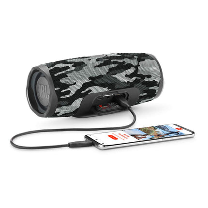 Bocina Bluetooth Portátil JBL Charge 4 (Camuflaje Blanco/Negro)