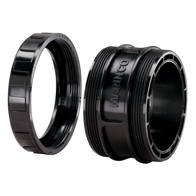 Collier d'étanchéité Marinco 110R avec bague filetée pour systèmes 20 et 30 A, noir