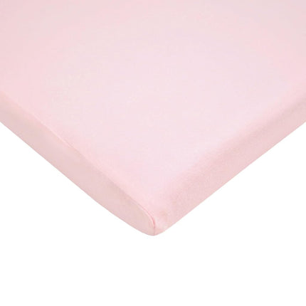 TL Care 100% Natural Cotton Value Jersey Knit Fitted Cradle Sheet, Pink, Soft Breathable, for Girls