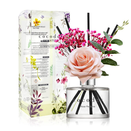 COCODOR Rose Flower Reed Diffuser/Rose Perfume/200