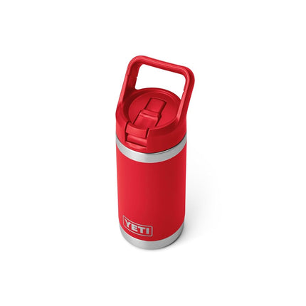 YETI Rambler Jr. 12 oz Kids Bottle, with Straw Cap, Rescue Red, 21071503994