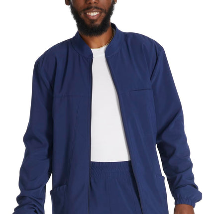 Dickies Men's Zip Front Jacket with 3 Pockets 360°