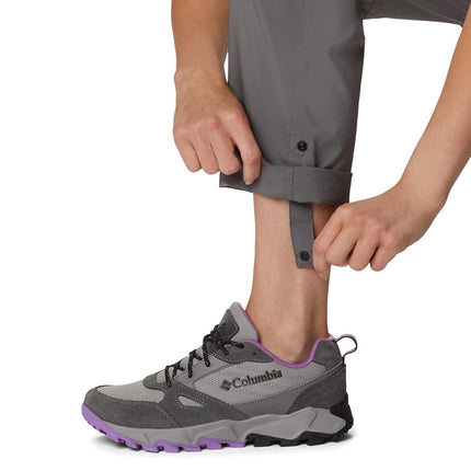Columbia Women's Silver Ridge Utility Convertible Pant Hiking Convertible Trousers, City Grey, Size 6/R