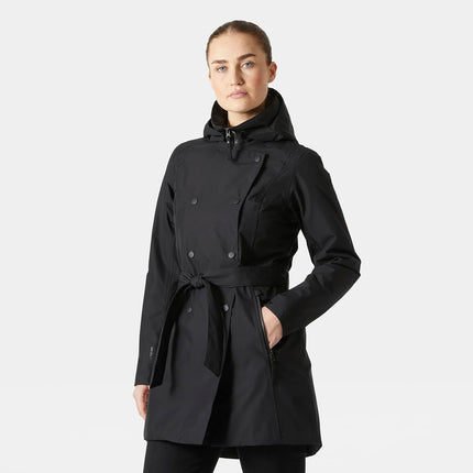 Helly Hansen Women's W Welsey II Trench Insulated, Black, S