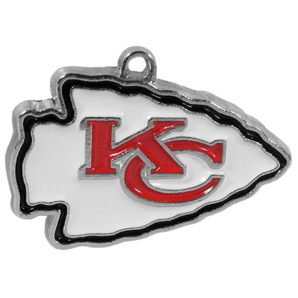 Siskiyou Sports NFL Kansas City Chiefs Women's Chrome Dangle Earrings