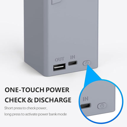 Amazear Battery Charger for DJI Mini 4 Pro/Mini 3 Accessories,DJI Mini4 Mini3Pro Series Two-Way Charging Hub, Dual Batteries Rapid Charging Simultaneously