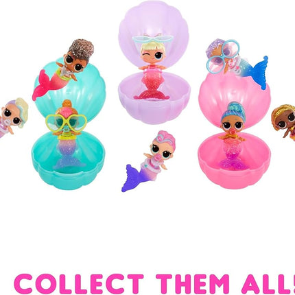 L.O.L. Surprise! Mermaids Baby Sisters - With Colour-Changing Tails, Random Assortment, Includes 1 Doll with Cute Accessories, Collect All 8 Dolls, For Kids Ages 4 and Up, Rosa