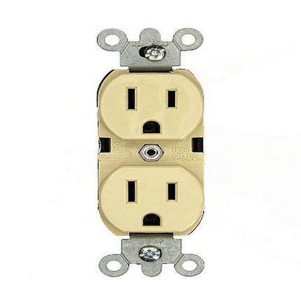 Leviton 8200-LI 15-Amp, 125-Volt, Slim Body Duplex