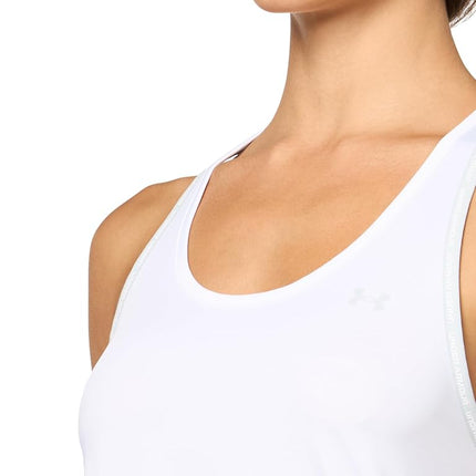 Under Armour Women's Tech Knockout Tank Top, (100) White/Halo Gray/Halo Gray, XS